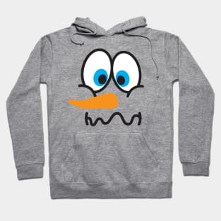 snowman face Hoodie